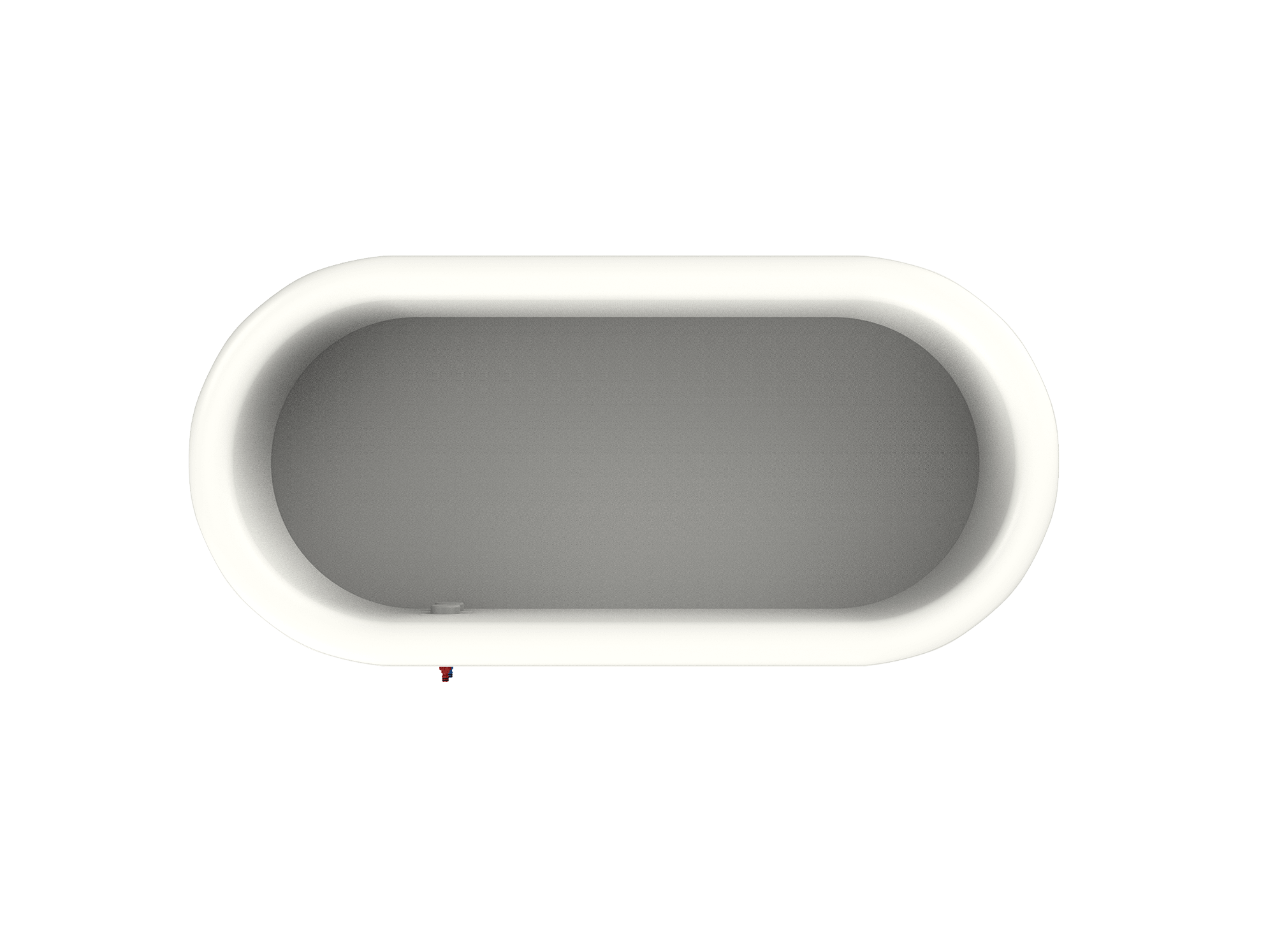 Joolca HOTTUB top view of the empty tub