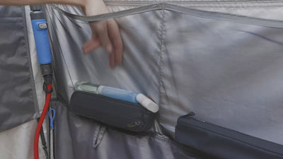 ENSUITE Portable Outdoor Bathroom — wall mounted, details